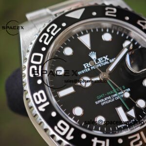 Rolex GMT Master II 126710 modified genuine black/color ceramic bezel, dial, hands, calendar, crystal, crown six genuine accessories, Dandong 3285 movement - Image 23
