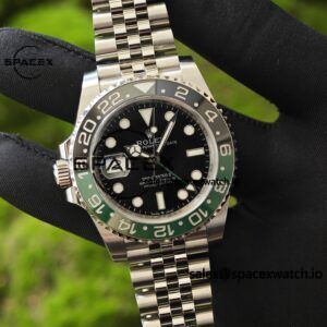Rolex GMT Master II 126720, customized best alternative outer ring pointer, dial and hour markers with secondary polishing correction, Dandong 3285 movement - Image 6