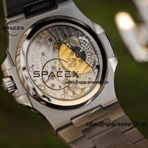 (Top Customization) Patek Philippe Nautilus 5712 Improved Best Alternative Gradient Blue Dial, Replacing Moon Phase, 1:1 Customized Case and Strap with Secondary Polishing and Grinding, ACE240 Integrated Movement - Image 24