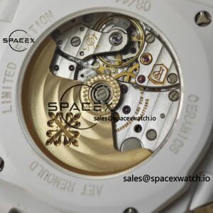 AET Patek Philippe 5711 white ceramic, original data 1:1 customized high-end white ceramic case and strap, customized best alternative white dial, hands, calendar, equipped with ACE324 integrated movement. - Image 21
