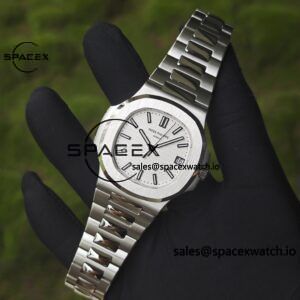 (Top customization) Patek Philippe 5711/1A Snow Mountain White, original data 1:1 customized case and strap, customized best alternative representative plate, pointer, calendar, and ACE324 integrated movement, - Image 4