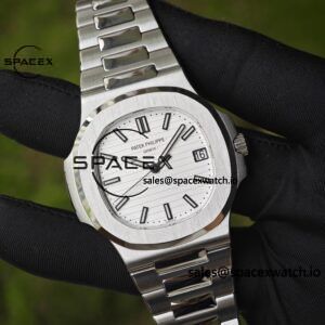 (Top customization) Patek Philippe 5711/1A Snow Mountain White, original data 1:1 customized case and strap, customized best alternative representative plate, pointer, calendar, and ACE324 integrated movement, - Image 6