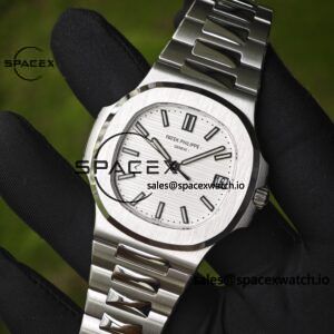 (Top customization) Patek Philippe 5711/1A Snow Mountain White, original data 1:1 customized case and strap, customized best alternative representative plate, pointer, calendar, and ACE324 integrated movement, - Image 7