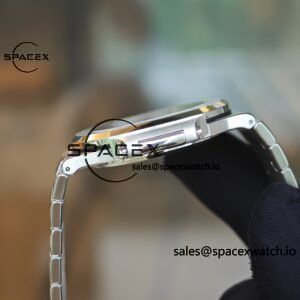 (Top customization) Patek Philippe 5711/1A Snow Mountain White, original data 1:1 customized case and strap, customized best alternative representative plate, pointer, calendar, and ACE324 integrated movement, - Image 13