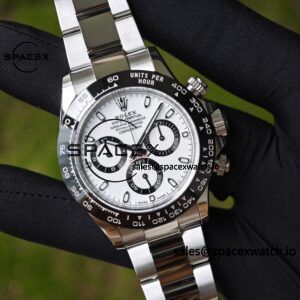 Rolex Daytona 116500 Panda, custom imported dial, hands, and ceramic bezel. The case and strap have undergone secondary polishing and chamfering, and are equipped with the highly stable Dandong 4130 integrated movement - Image 6