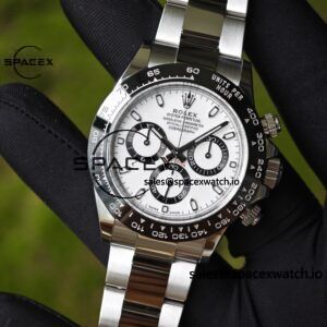 Rolex Daytona 116500 Panda, custom imported dial, hands, and ceramic bezel. The case and strap have undergone secondary polishing and chamfering, and are equipped with the highly stable Dandong 4130 integrated movement - Image 7