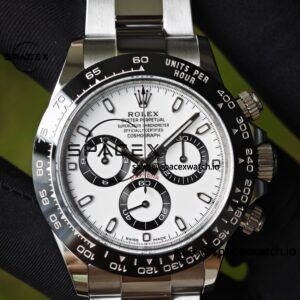 Rolex Daytona 116500 Panda, custom imported dial, hands, and ceramic bezel. The case and strap have undergone secondary polishing and chamfering, and are equipped with the highly stable Dandong 4130 integrated movement - Image 8