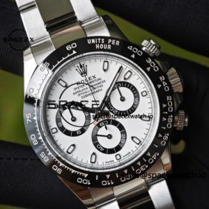 Rolex Daytona 116500 Panda, custom imported dial, hands, and ceramic bezel. The case and strap have undergone secondary polishing and chamfering, and are equipped with the highly stable Dandong 4130 integrated movement - Image 9