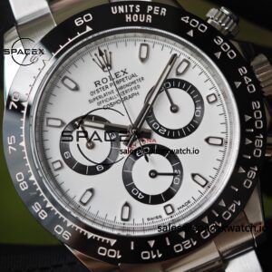 Rolex Daytona 116500 Panda, custom imported dial, hands, and ceramic bezel. The case and strap have undergone secondary polishing and chamfering, and are equipped with the highly stable Dandong 4130 integrated movement - Image 12