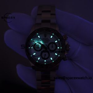Rolex Daytona 116500 Panda, custom imported dial, hands, and ceramic bezel. The case and strap have undergone secondary polishing and chamfering, and are equipped with the highly stable Dandong 4130 integrated movement - Image 28