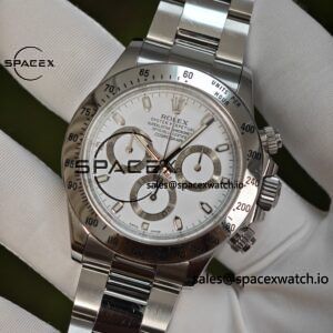 Rolex Daytona 116520 comes with five original accessories, including dial, bezel, hands, mirror, and crown. 1: 1CNC customized 904L stainless steel case and strap, Dandong 4130 integrated movement - Image 7