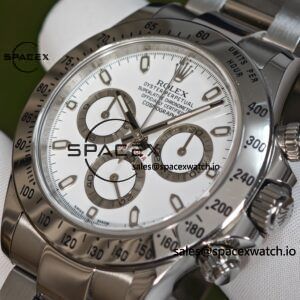 Rolex Daytona 116520 comes with five original accessories, including dial, bezel, hands, mirror, and crown. 1: 1CNC customized 904L stainless steel case and strap, Dandong 4130 integrated movement - Image 11