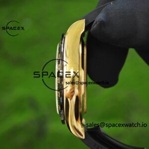 Rolex Daytona 116518 Yuwen Le custom 1:1 best gold dial, best alternative pointer, 18K original color gold-plated case buckle, Oysterflex strap, Dandong 4130 movement - Image 16