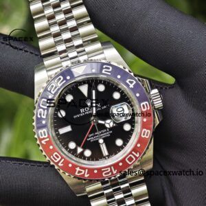 Rolex GMT Master II m126710blro, customized best alternative outer ring, hands, dial and hour markers, strap polished twice, Dandong 3285 movement - Image 9