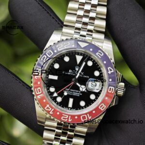 Rolex GMT Master II m126710blro, customized best alternative outer ring, hands, dial and hour markers, strap polished twice, Dandong 3285 movement - Image 10
