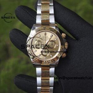 Rolex Daytona 116503 modified GEN dial pointer mirror outer ring crown case strap genuine seven piece set, Dandong 4130 movement - Image 5