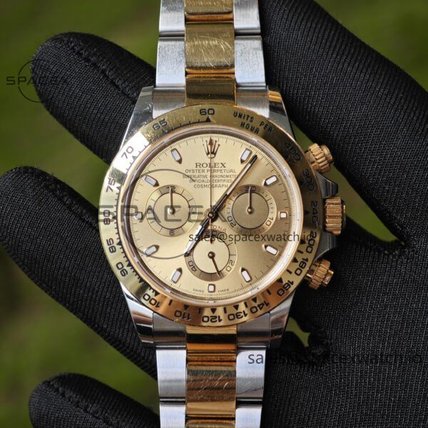 Rolex Daytona 116503 modified GEN dial pointer mirror outer ring crown case strap genuine seven piece set, Dandong 4130 movement - Image 1
