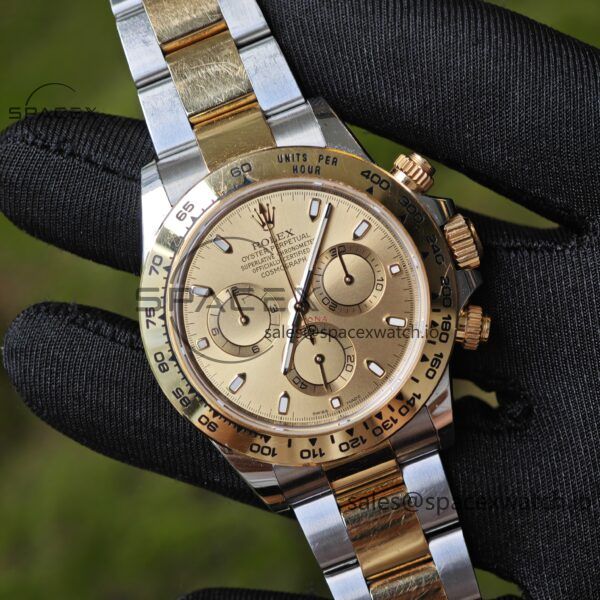 Rolex Daytona 116503 modified GEN dial pointer mirror outer ring crown case strap genuine seven piece set, Dandong 4130 movement - Image 9