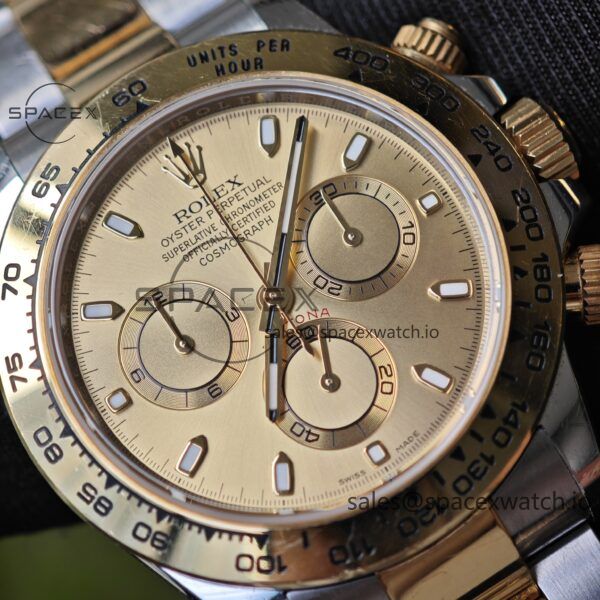 Rolex Daytona 116503 modified GEN dial pointer mirror outer ring crown case strap genuine seven piece set, Dandong 4130 movement - Image 13