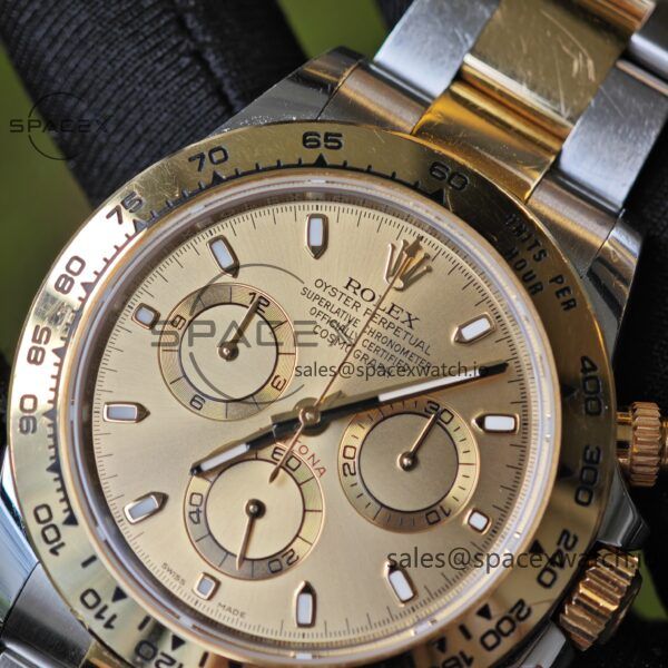 Rolex Daytona 116503 modified GEN dial pointer mirror outer ring crown case strap genuine seven piece set, Dandong 4130 movement - Image 14