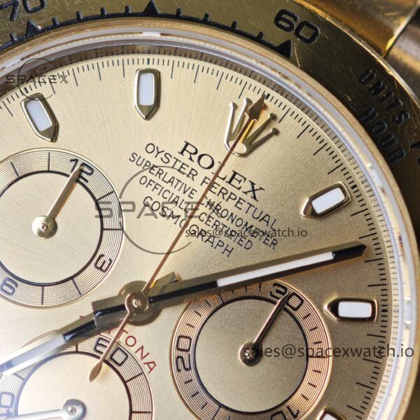 Rolex Daytona 116503 modified GEN dial pointer mirror outer ring crown case strap genuine seven piece set, Dandong 4130 movement - Image 15