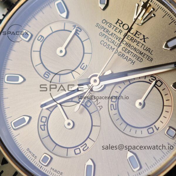 Rolex Daytona 116503 modified GEN dial pointer mirror outer ring crown case strap genuine seven piece set, Dandong 4130 movement - Image 16