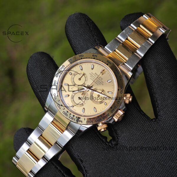 Rolex Daytona 116503 modified GEN dial pointer mirror outer ring crown case strap genuine seven piece set, Dandong 4130 movement - Image 25