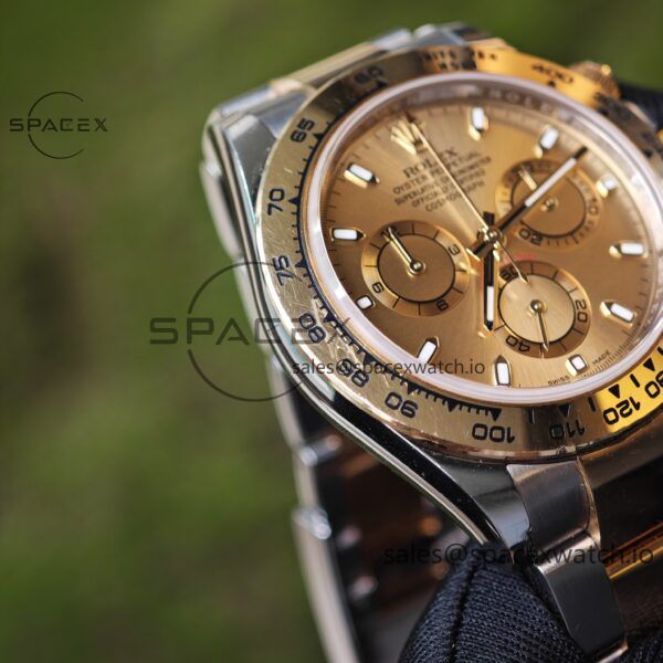 Rolex Daytona 116503 modified GEN dial pointer mirror outer ring crown case strap genuine seven piece set, Dandong 4130 movement - Image 27