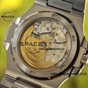 (Regular customization) Patek Philippe 5711 green dial, diamond bezel, customized best alternative dial pointer calendar, German CNC technology 1:1 customized 316L stainless steel case and strap, hand inlaid diamond bezel, Dandong 324 integrated movement - Image 13