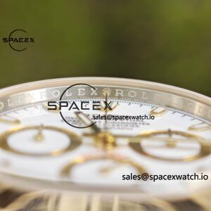 Rolex Daytona 116503 white dial, improved GEN dial, pointer, mirror, outer ring, crown, strap, genuine seven piece set, Dandong 4130 movement - Image 18