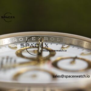 Rolex Daytona 116503 white dial, improved GEN dial, pointer, mirror, outer ring, crown, strap, genuine seven piece set, Dandong 4130 movement - Image 19