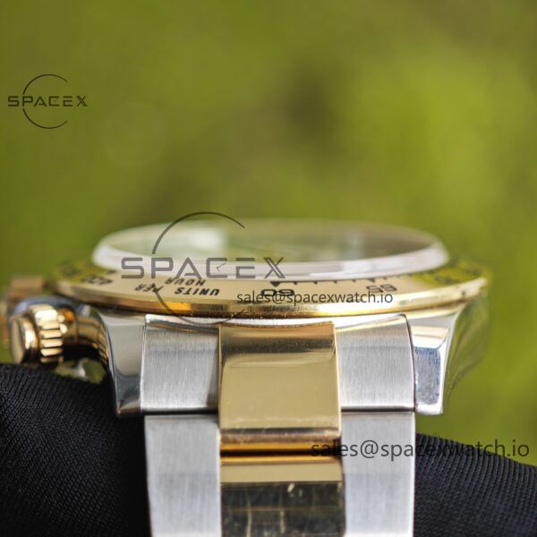 Rolex Daytona 116503 white dial, improved GEN dial, pointer, mirror, outer ring, crown, strap, genuine seven piece set, Dandong 4130 movement - Image 24