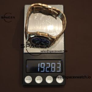 Patek Philippe Nautilus rose gold 5712R, 1:1 customized CNC18K pure gold case, 18K pure gold full-length bracelet. The best substitute for the dial pointer moon phase, ball top needle shaft, customized ACE240 integrated movement - Image 36