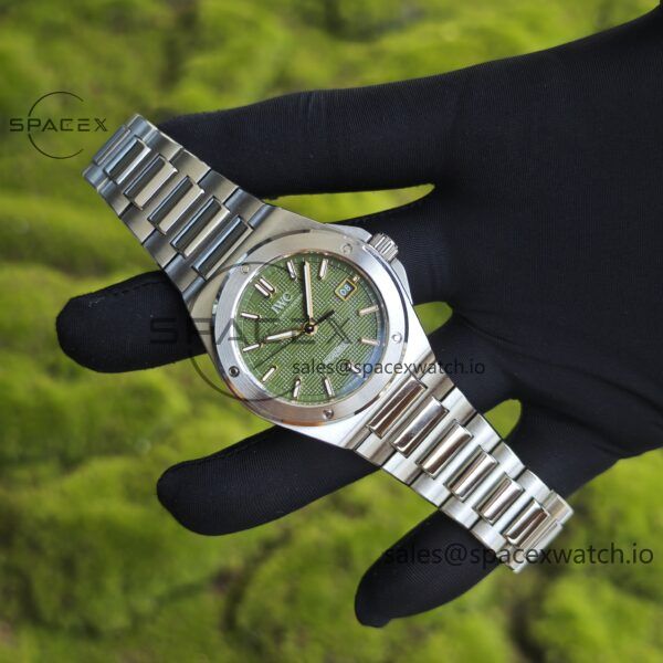 IWC Engineer Series IW328908 green dial, with secondary calibration and polishing of hands and shafts, and secondary calibration and polishing of case and strap - Image 3