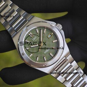 IWC Engineer Series IW328908 green dial, with secondary calibration and polishing of hands and shafts, and secondary calibration and polishing of case and strap - Image 6