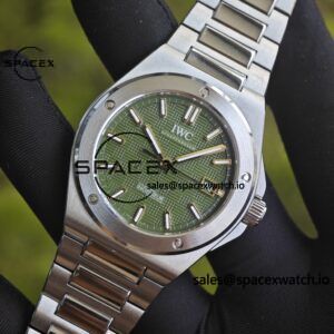 IWC Engineer Series IW328908 green dial, with secondary calibration and polishing of hands and shafts, and secondary calibration and polishing of case and strap - Image 7