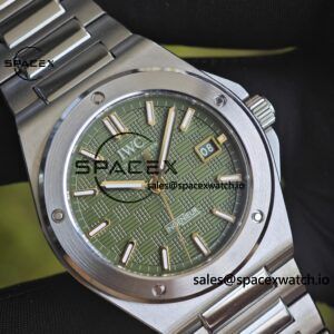IWC Engineer Series IW328908 green dial, with secondary calibration and polishing of hands and shafts, and secondary calibration and polishing of case and strap - Image 9