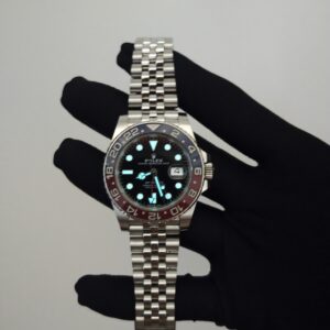 Rolex GMT Master II m126710blro, equipped with GEN dial pointer outer ring, mirror, case, crown, six genuine accessories, strap polished twice, Dandong 3285 movement - Image 24