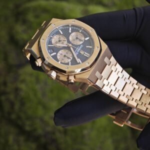 Customized AP Royal Oak Rose Gold 26239, 1:1 data customized CNC18K rose gold case buckle, using GEN dial, genuine 4401 movement, customized best hands, calendar - Image 11