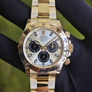 Rolex Daytona 116508 German CNC custom 18K pure gold case and strap, modified with original bezel, customized with the best substitute dial and hands. Dandong 4130 Movement - Image 5
