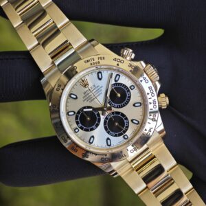 Rolex Daytona 116508 German CNC custom 18K pure gold case and strap, modified with original bezel, customized with the best substitute dial and hands. Dandong 4130 Movement - Image 6