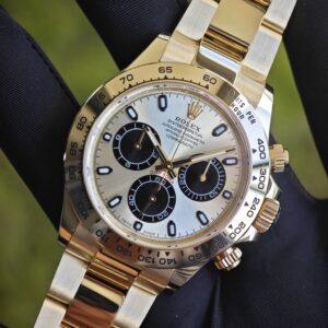Rolex Daytona 116508 German CNC custom 18K pure gold case and strap, modified with original bezel, customized with the best substitute dial and hands. Dandong 4130 Movement - Image 7