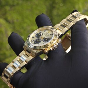 Rolex Daytona 116508 German CNC custom 18K pure gold case and strap, modified with original bezel, customized with the best substitute dial and hands. Dandong 4130 Movement - Image 20
