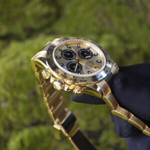Rolex Daytona 116508 German CNC custom 18K pure gold case and strap, modified with original bezel, customized with the best substitute dial and hands. Dandong 4130 Movement - Image 23