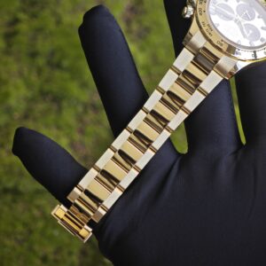 Rolex Daytona 116508 German CNC custom 18K pure gold case and strap, modified with original bezel, customized with the best substitute dial and hands. Dandong 4130 Movement - Image 25