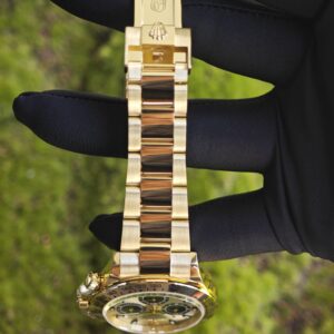 Rolex Daytona 116508 German CNC custom 18K pure gold case and strap, modified with original bezel, customized with the best substitute dial and hands. Dandong 4130 Movement - Image 27