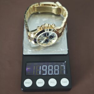 Rolex Daytona 116508 German CNC custom 18K pure gold case and strap, modified with original bezel, customized with the best substitute dial and hands. Dandong 4130 Movement - Image 33
