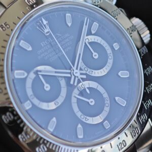 Rolex Daytona 116520 black dial with green luminous hour markers. Equipped with five original accessories, including dial, bezel, hands, mirror, and crown. 1: 1CNC customized 904L stainless steel case and strap, Dandong 4130 integrated movement - Image 12