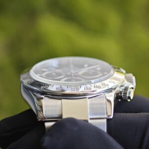Rolex Daytona 116520 black dial with green luminous hour markers. Equipped with five original accessories, including dial, bezel, hands, mirror, and crown. 1: 1CNC customized 904L stainless steel case and strap, Dandong 4130 integrated movement - Image 13