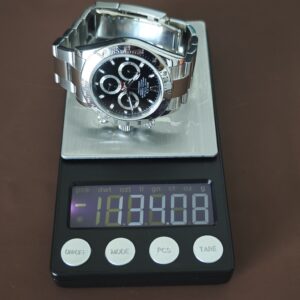 Rolex Daytona 116520 black dial with green luminous hour markers. Equipped with five original accessories, including dial, bezel, hands, mirror, and crown. 1: 1CNC customized 904L stainless steel case and strap, Dandong 4130 integrated movement - Image 24